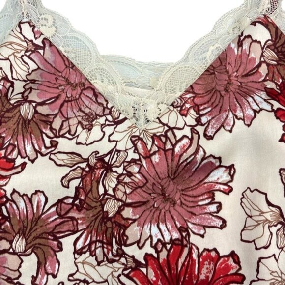 NWT LITTLE MOON Aritzia Marigold Lace Camisole Sz XS Denude Palm Pink - Picture 6 of 9